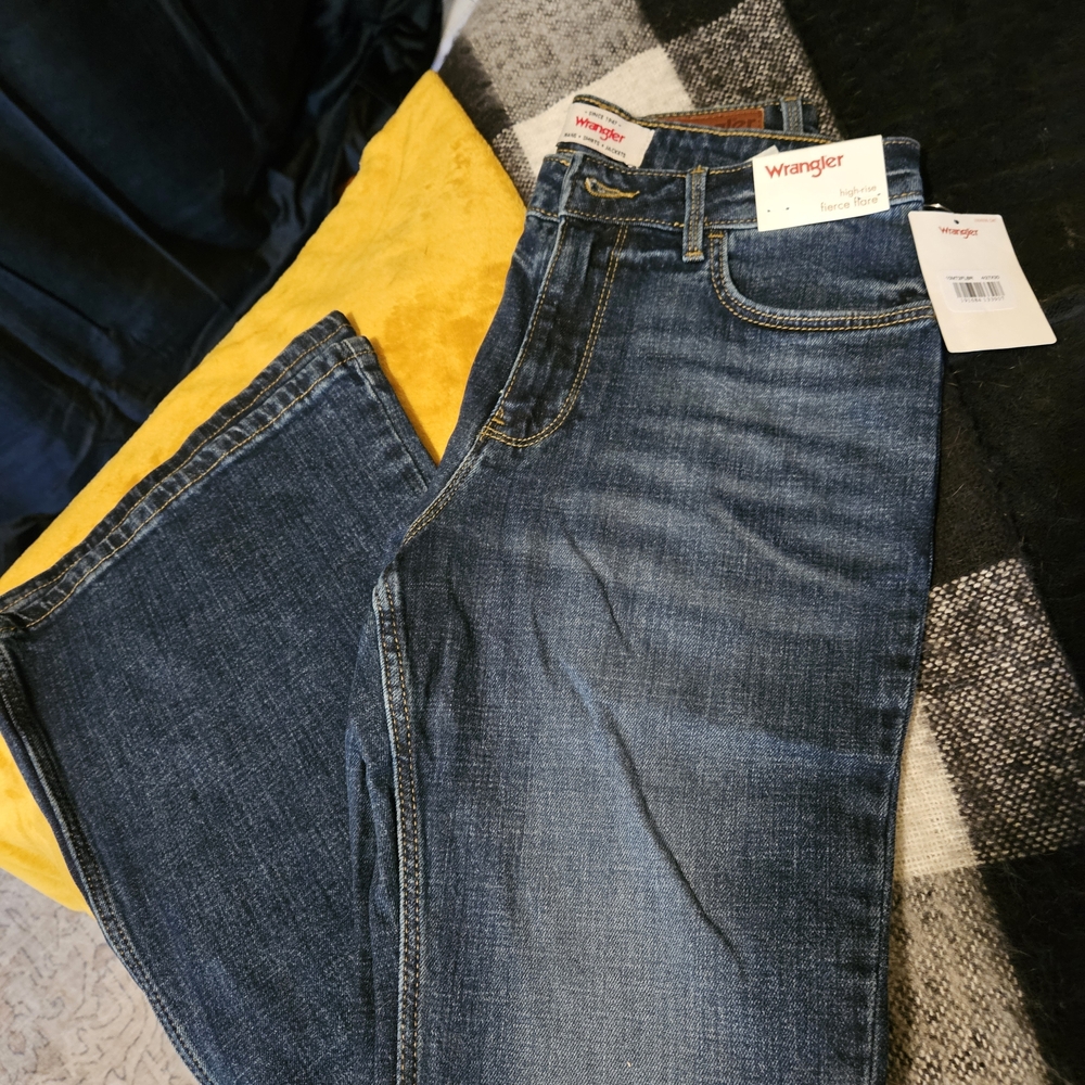 Wrangler High Rise Fierce Flare Jeans